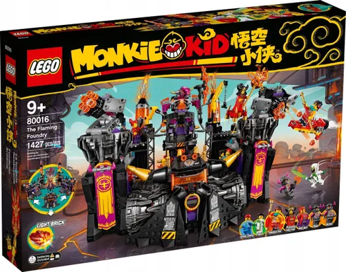 Lego Monkie Kid 80016 Ognista Huta Zamek Klocki