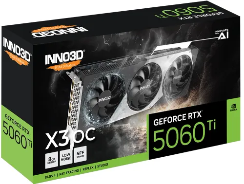 Karta graficzna Inno3D GeForce RTX 5060 Ti X3 OC 8GB GDDR7 128bit DLSS 4