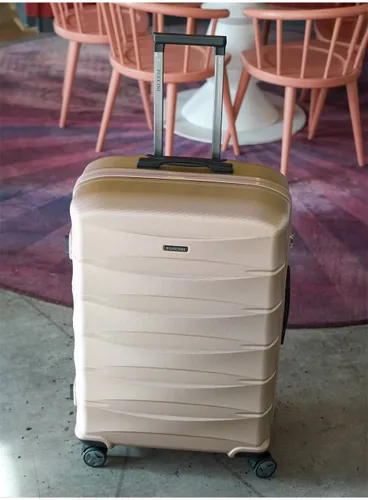 Walizka duża Puccini Cairo - złoty