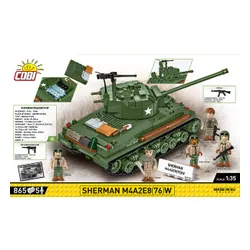 Cobi Klocki Klocki Sherman M4A2E8 865 klocków