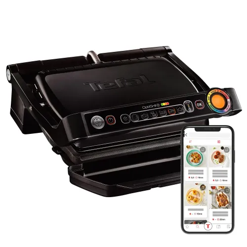 Grill elektryczny Tefal GC714834 OptiGrill+ Snacking&Baking 600cm2 Programy automatyczne