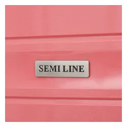 Средний Жесткий Чемодан Semi Line T5615-2 Розовый