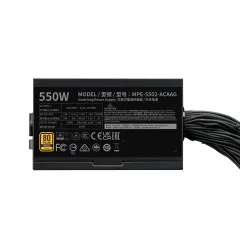 Zasilacz Cooler Master MWE Gold 550 V3 550W 80+ Gold Czarny
