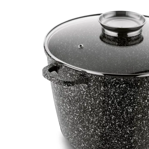 Garnek ceramiczny wysoki Konighoffer Kingstone 14 l okrągły z aromatyzerem