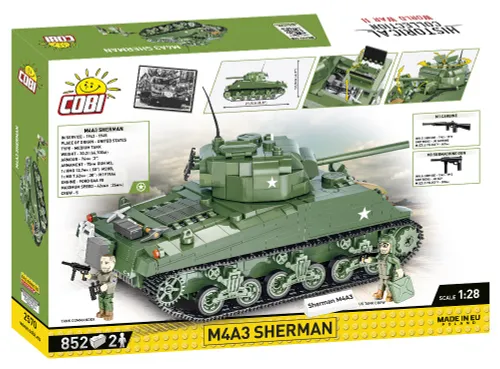 Конструктор COBI Historical Collection WWII M4A3 838 шт.