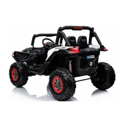 Auto Na Akumulator Dla 2 Dzieci Jeep Xmx603 Mp4 Buggy 4X4 Pilot Skóra Eva LED