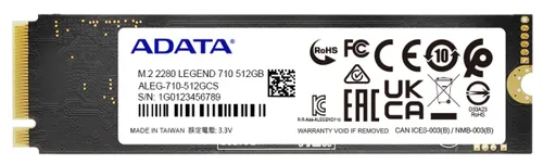 Dysk ADATA Legend 710 512GB SSD