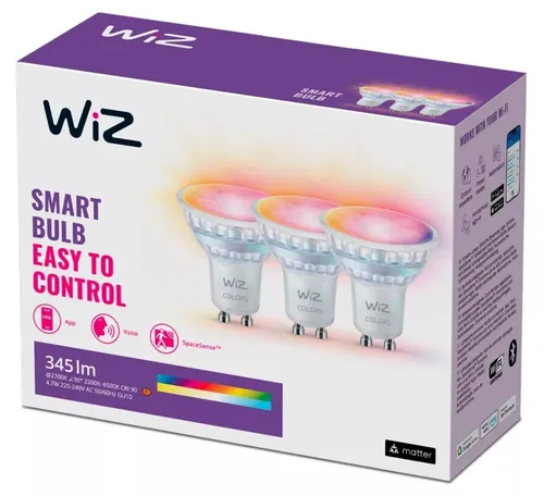 Inteligentna żarówka LED WIZ 929003772333 4.7W GU10 (3 szt.)