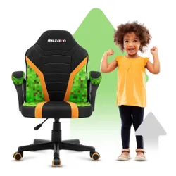 Fotel HUZARO Ranger 1.0 Pixel Mesh Czarno-zielony
