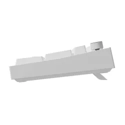 Klawiatura mechaniczna Genesis Thor 404 US RGB Gateron Yellow Pro Biały
