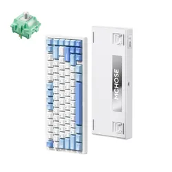 Klawiatura gamingowa Mchose G75 Cabbage Tofu Switch V2 bezprzewodowa mechaniczna podświetlana niebieski