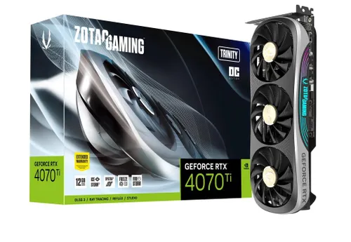 Karta graficzna Zotac GeForce RTX 4070 Ti Trinity OC 12GB GDDR6X 192bit DLSS