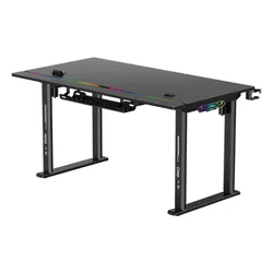 Biurko gamingowe COBRA Electra S CRF1421ELBKRGB Czarny