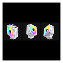 Chłodzenie Rampage Octagon C70 ARGB Infinity PWM Biały