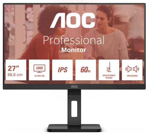 Monitor AOC Essential U27E3UF 27" 4K IPS 60Hz 4ms