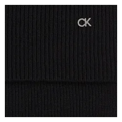 Eșarfă tricotată Calvin Klein Re-Lock 30x180 K60K611128 CK Black BAX