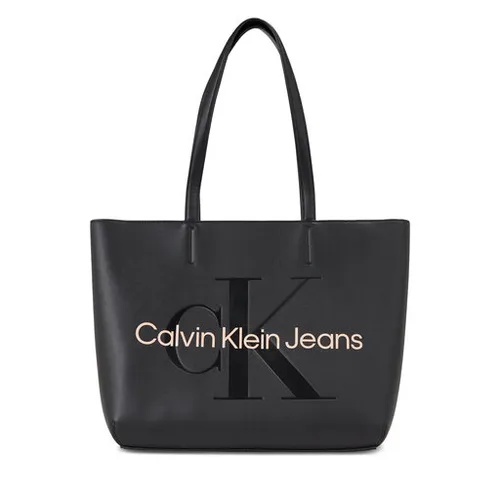 Сумка Calvin Klein Jeans Sculpted Shopper29 Mono K60K610276 Black With Rose 01F