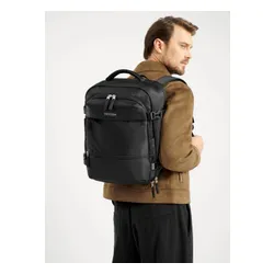 Рюкзак WITTCHEN Free on Board расширяемый дорожный 26 л черный