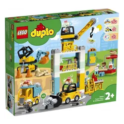 LEGO Duplo Żuraw wieżowy i budowa (10933)