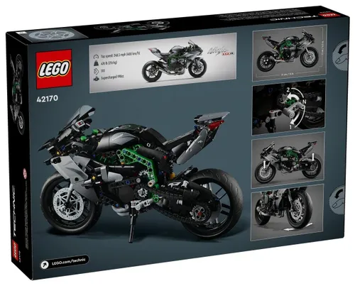 Конструктор LEGO Technic 42170 мотоцикл Kawasaki Ninja H2r