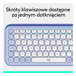 Klawiatura membranowa Logitech POP Icon Keys Fioletowy