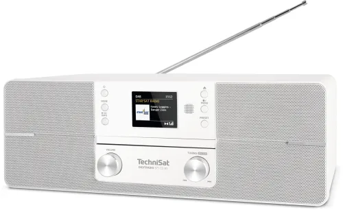 Radioodbiornik TechniSat DigitRadio 371 CD BT Radio FM DAB+ Bluetooth Biały