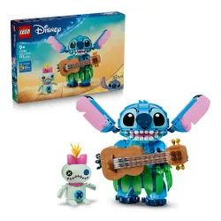 LEGO Disney 43296 Stitch i Strupka, zestaw klocków 9+