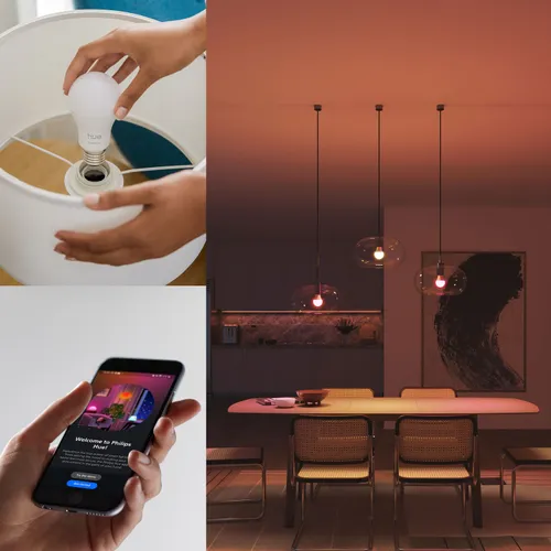 Inteligentna żarówka LED PHILIPS HUE 929004235407 8W E27 (3 szt.)