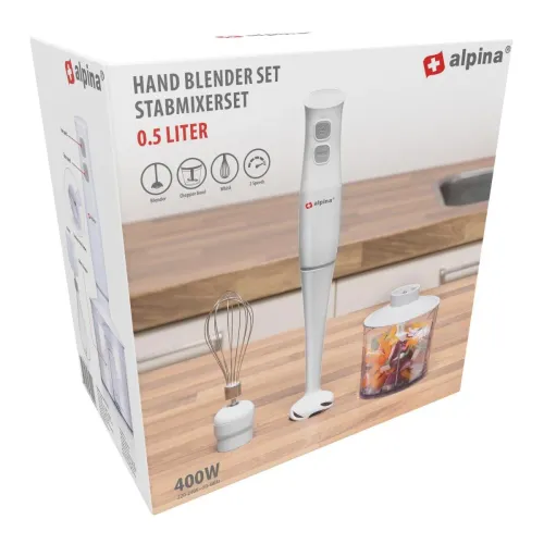 Blender Alpina ALP-WH-23092 400W Rozdrabniacz Końcówka do ubijania