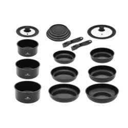 Zestaw garnków Gerlach Smart Indukcja Aluminium 16 elementów