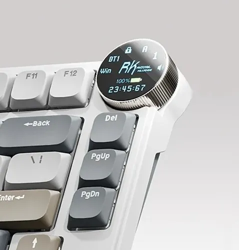 Klawiatura ROYAL KLUDGE RK N80 Pearly Dawn Brown Switch