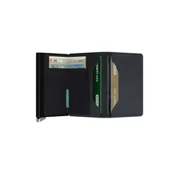 Кошелек Secrid Premium Slimwallet Emboss Lines RFID - черный