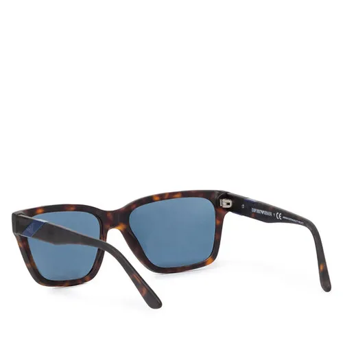 Okulary przeciwsłoneczne Emporio Armani 0EA4177 500280 Matte Havana/Dark Blue - Rozmiar (EU) 57