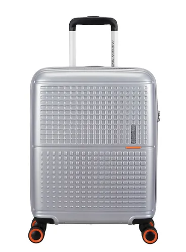 American Tourister GeoPop Bavul-metalik gümüş