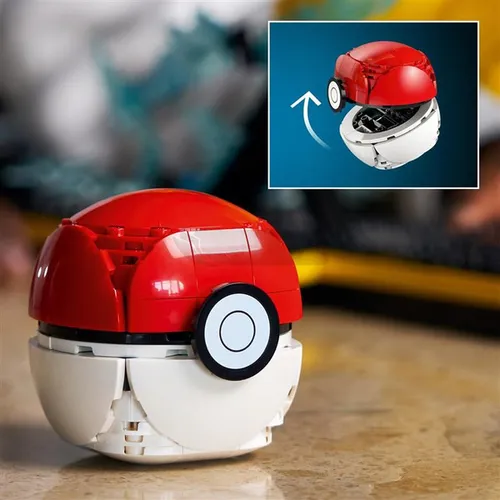 LEGO Pokemon 72152 Pikachu i Pokeball, zestaw klocków 18+