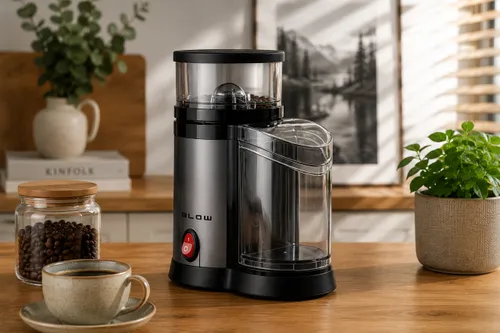 Młynek Do Kawy Elektryczny Żarnowy Grinder Mocny 150W 100 g Cicha Praca