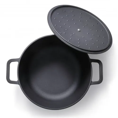 SKOTTSBERG Cast Iron 5,5 l - garnek żeliwny na ognisko z pokrywką