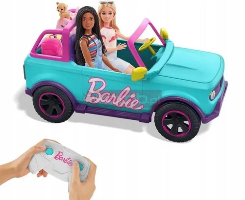 LALKA BARBIE HOT WHEELS AUTO samochód zdalnie sterowany RC HTP53