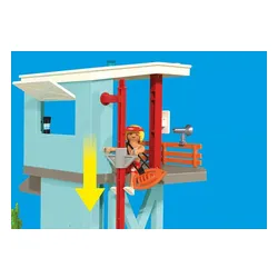 Playmobil Zestaw z figurkami My Life 71903 Wieża ratownicza i plażowy samochód buggy
