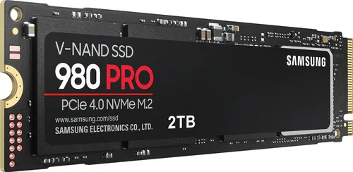 Samsung 980 PRO SSD 2 TB M. 2 2280 PCI-E x4 Gen4 NVMe SSD (MZ-V8P2T0BW)