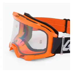 Велосипедные очки Leatt Velocity 4.5 неоновый оранжевый/прозрачный