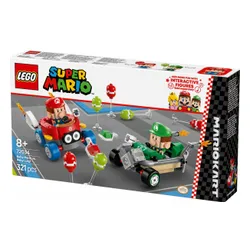 LEGO Klocki Super Mario 72034 Mario Kart - Baby Mario kontra Baby Luigi