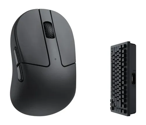 Myszka gamingowa Keychron M4-A4 PixArt 3395 bezprzewodowa 26000 dpi optyczna czarna