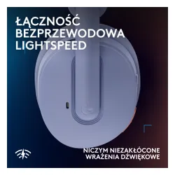 Słuchawki LOGITECH G325 Lightspeed Liliowy Bezprzewodowe, Nauszne