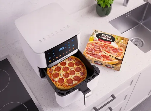 Air Fryer Frytkownica beztłuszczowa BERDSEN BD-662 Biały 6.5l 8 automatycznych programów