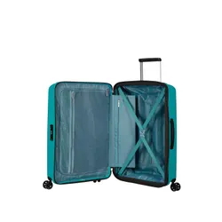 Walizka średnia poszerzana American Tourister AeroStep - turqoise tonic