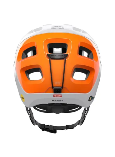 Kask rowerowy POC Tectal Race MIPS NFC - white/orange