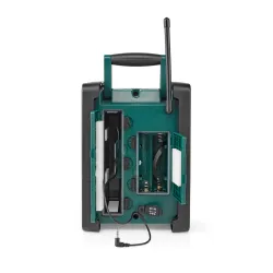 Radioodbiornik Nedis RDDB3100GN Radio FM DAB+ Bluetooth Czarno-zielony