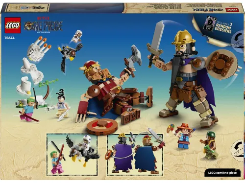 LEGO 75644 ONE PIECE: Дорри против Броги гиганты, набор кубиков 9+
