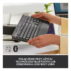 Klawiatura Logitech K650 Signature - grafitowy